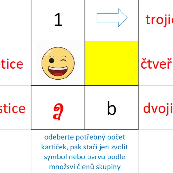 Losovací kartičky 1-30 žáků