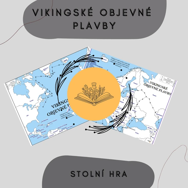 VIKINGOVÉ - Objevné plavby - Stolní hra s otázkami