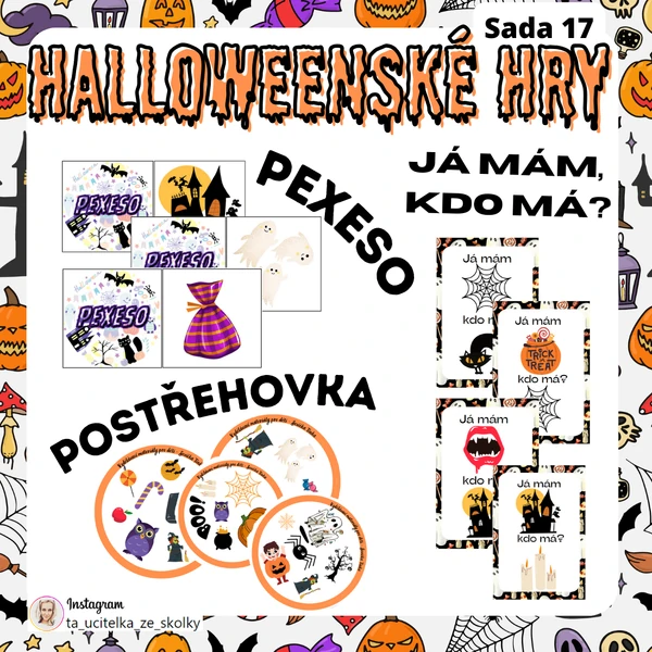 Sada 17 - Halloweenské hry