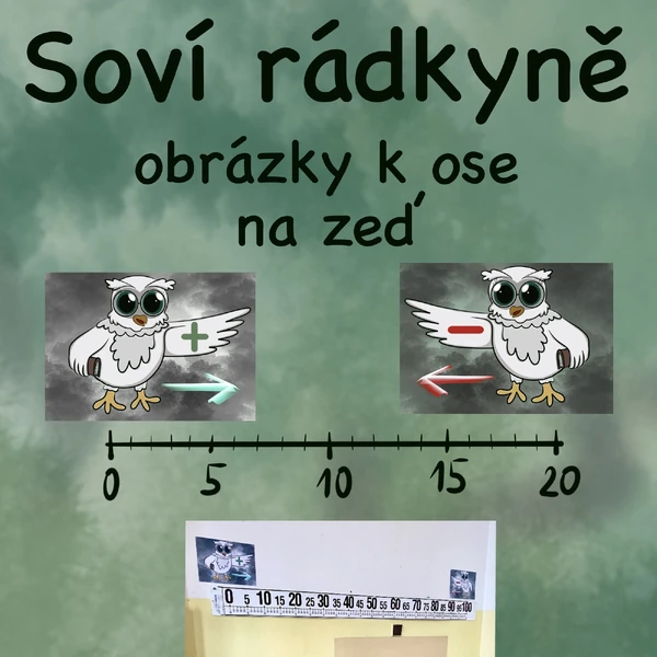 Soví rádkyně k číselné ose