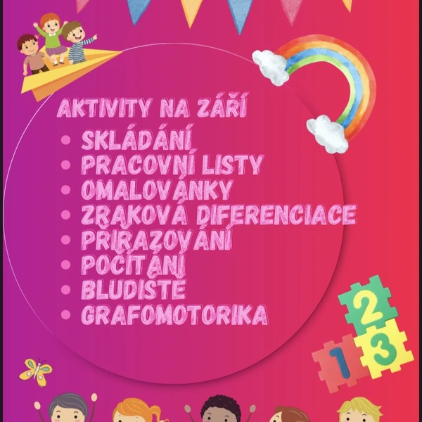Aktivity září - přivítání po prázdninách 