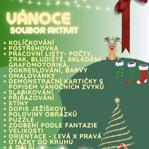 Vánoce - soubor aktivit