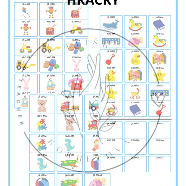 Já mám, kdo má? HRAČKY