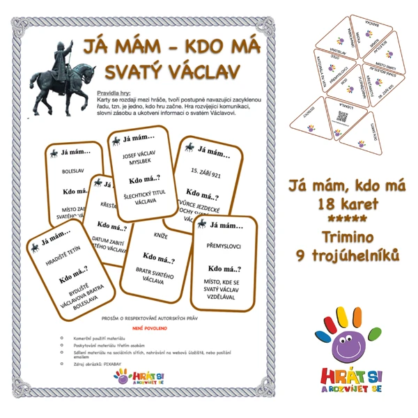 SVATÝ VÁCLAV - já mám, kdo má + trimino