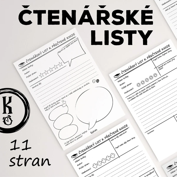 Čtenářský deník / čtenářské listy