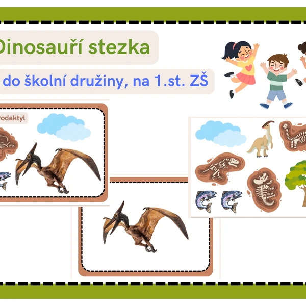 Dinosauří stezka - skládačky