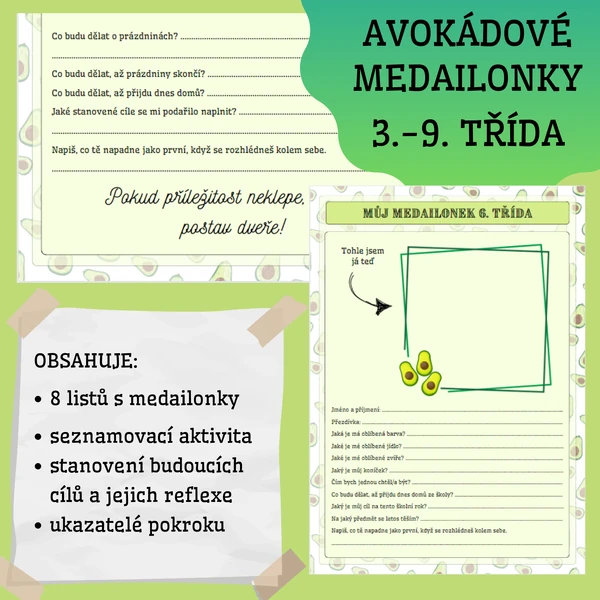 Avokádový medailonek