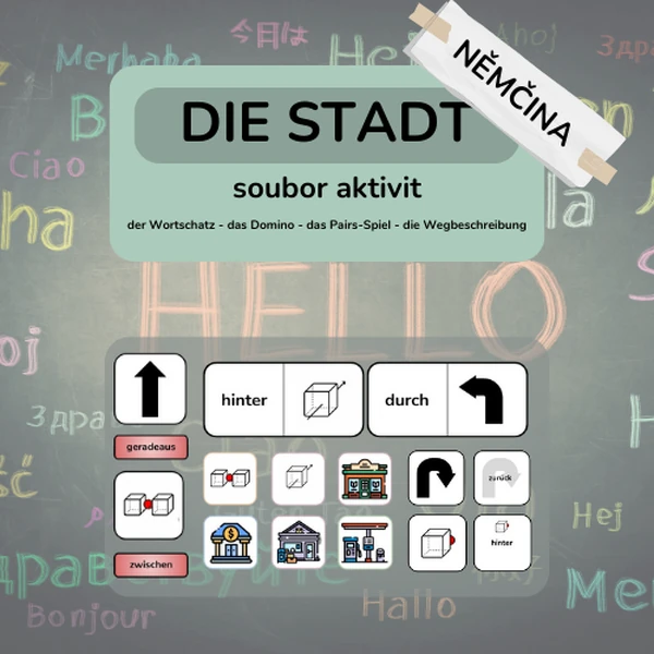Město - soubor aktivit (die Stadt)
