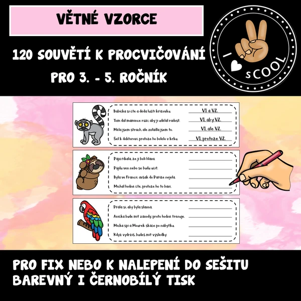 Větné vzorce, souvětí