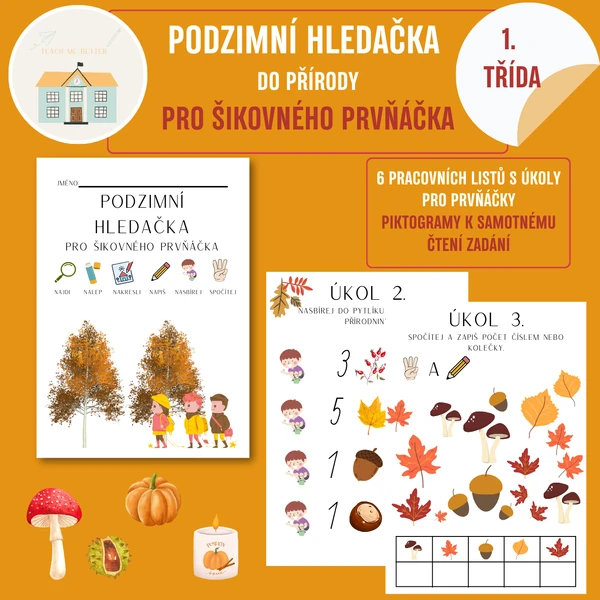 Podzimní hledačka do přírody