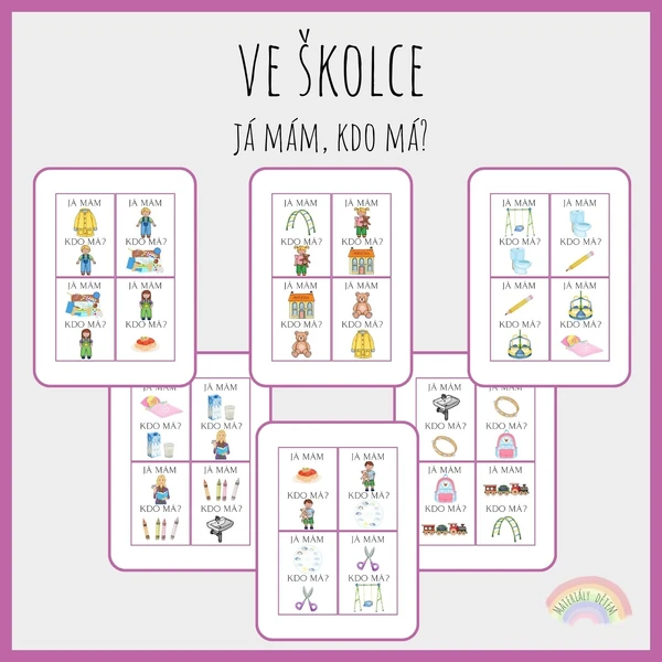 Já mám, kdo má? Ve školce