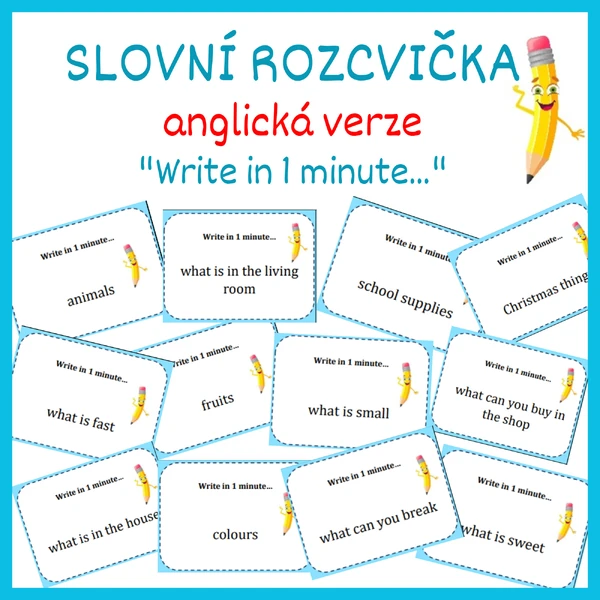 Slovní rozcvička do angličtiny