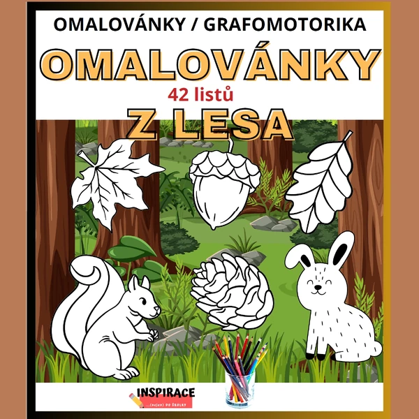 Omalovánky 🖍️ Z LESA 🌲