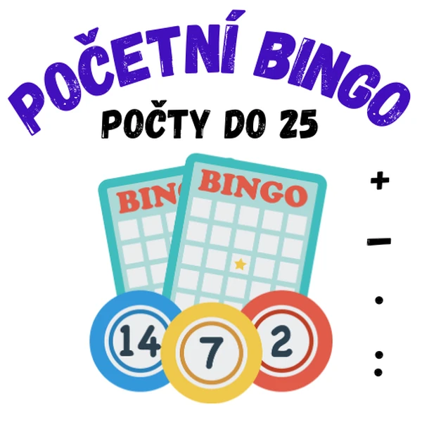 Početní bingo pro 1. stupeň