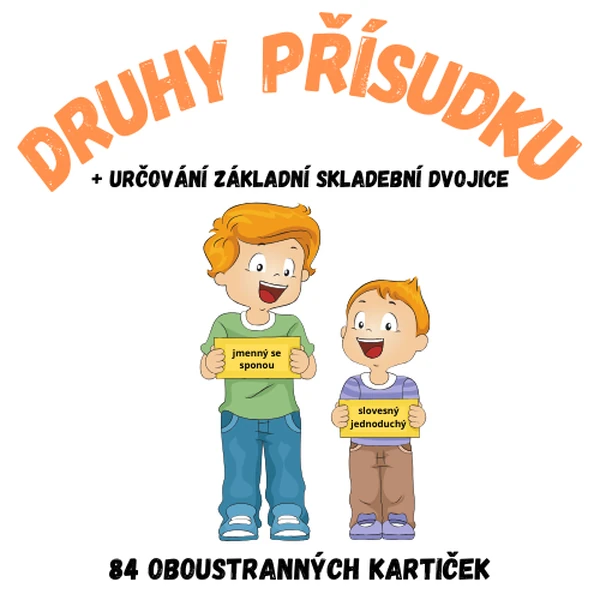Druhy přísudku a určování základní skladební dvojice
