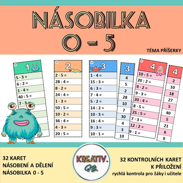 NÁSOBILKA 0 - 5