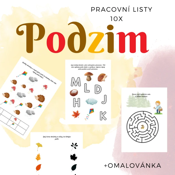 Podzim - pracovní listy