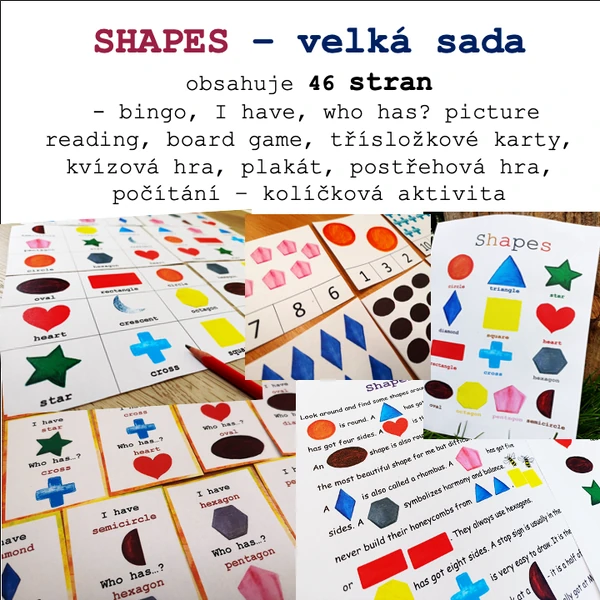 Shapes - velká sada