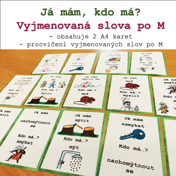Já mám, kdo má? Vyjmenovaná slova po M