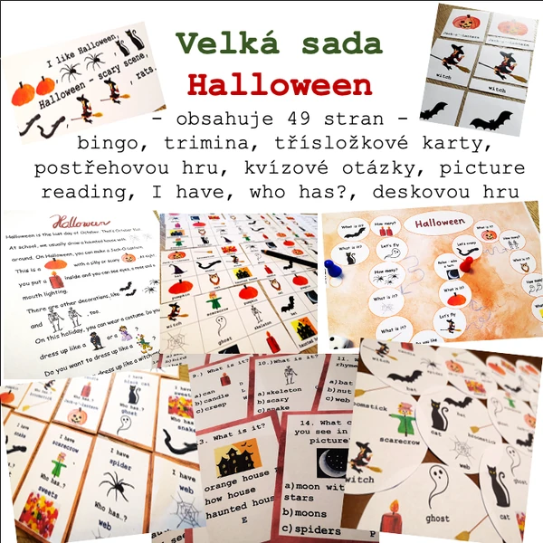 Halloween - velká sada