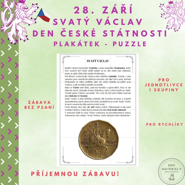 Svatý Václav - skládačka