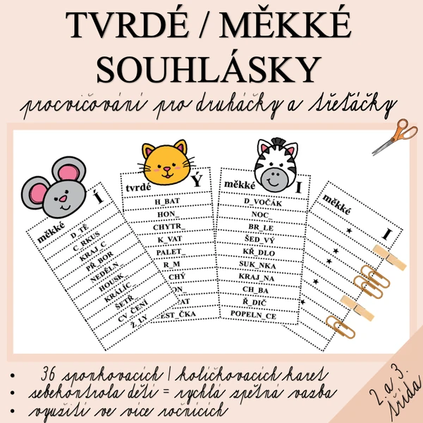 TVRDÉ A MĚKKÉ SOUHLÁSKY