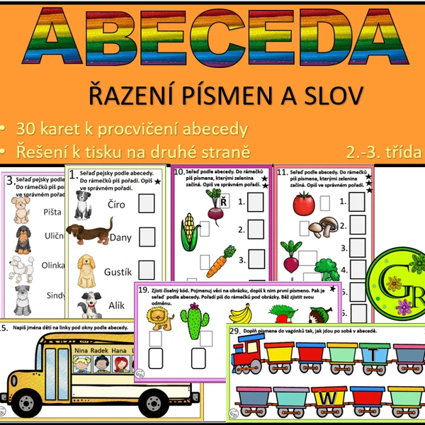 ABECEDA - řazení písmen a slov