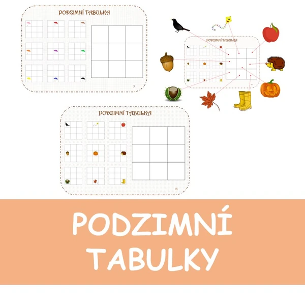 PODZIMNÍ TABULKY