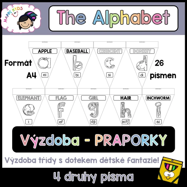 The alphabet - ČERNOBÍLÉ PRAPORKY