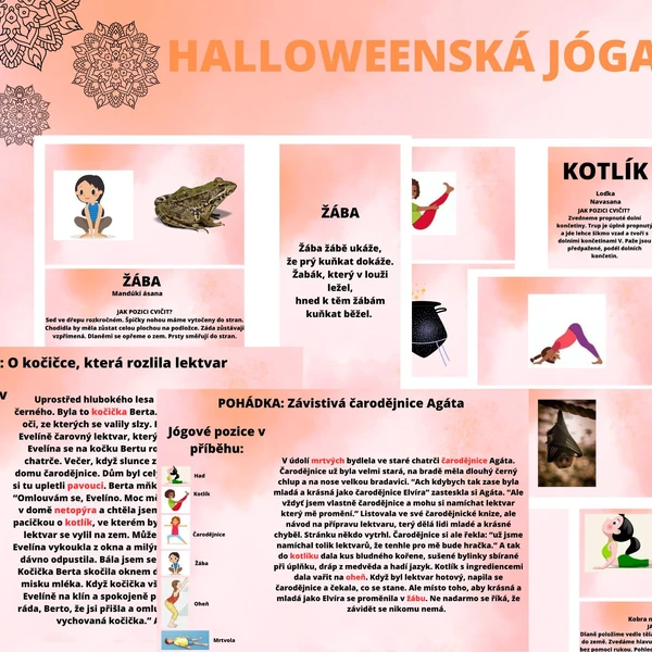 Halloweenská jóga