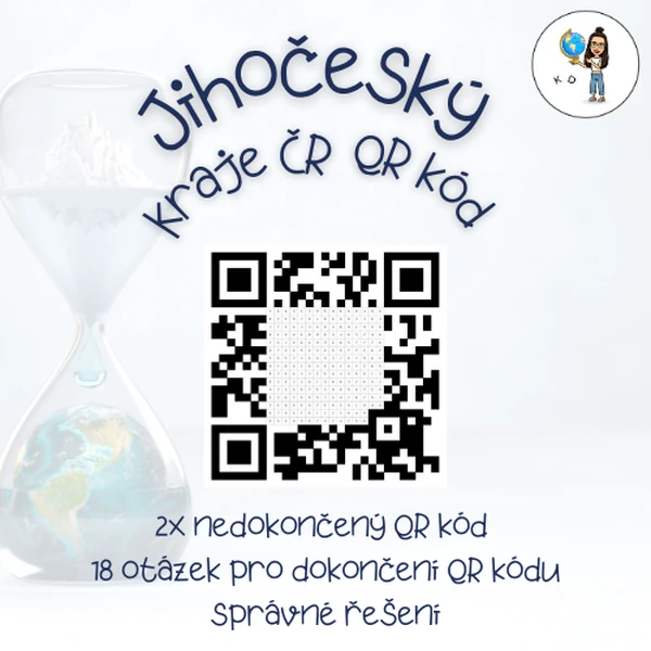 Kraje ČR - Jihočeský kraj - QR kódy