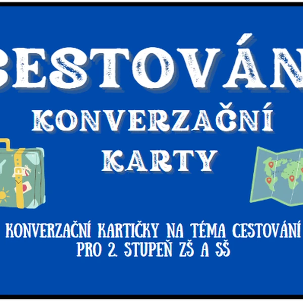 Cestování - konverzační kartičky