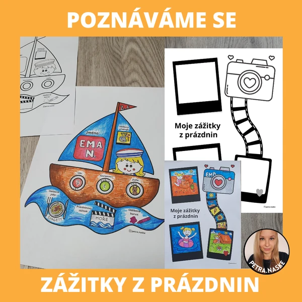 Po prázdninách - poznej mě, zážitky z prázdnin