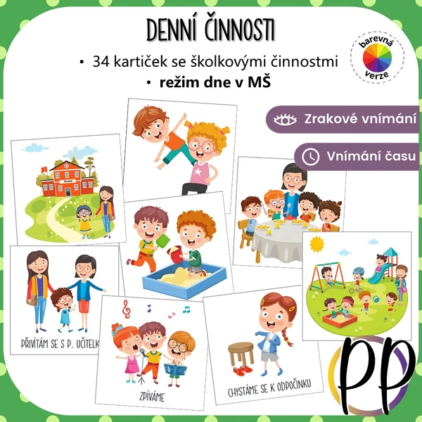 Denní činnosti - režim dne v MŠ