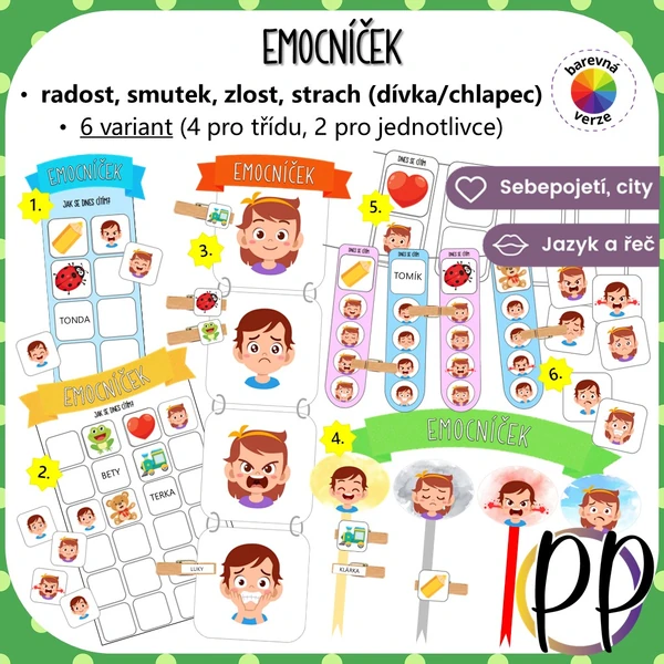 Emocníček - emoce pro předškolní děti