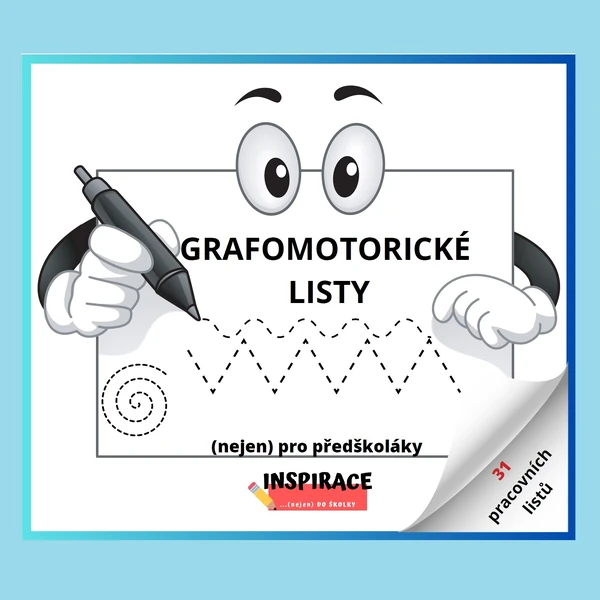 GRAFOMOTORICKÉ LISTY (nejen) pro předškoláky ✏️📝