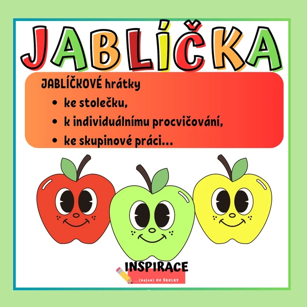 JABLÍČKOVÉ aktivity 🍏🍎