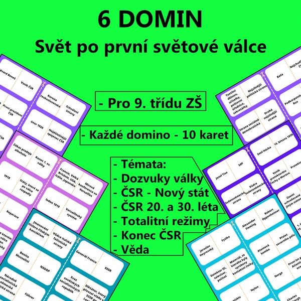 6 Domin - Svět po 1. světové válce