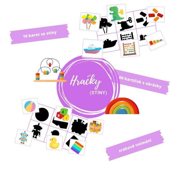 HRAČKY (přiřazování stínů)