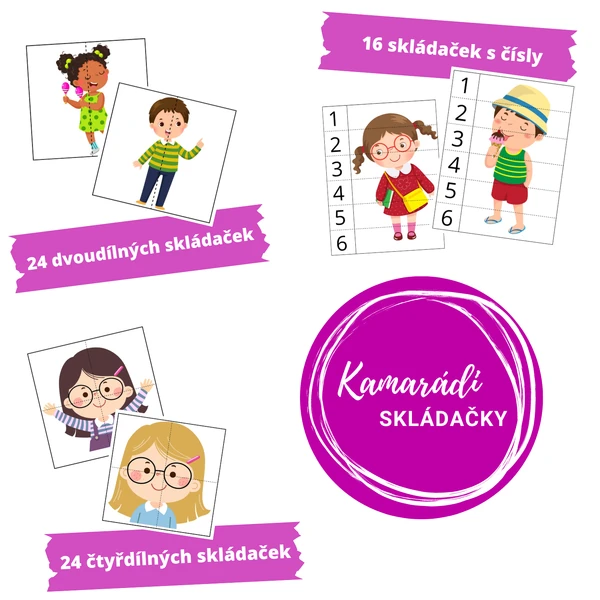 KAMARÁDI - skládačky