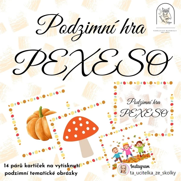 Podzimní pexeso