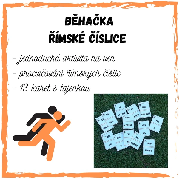 Běhačka - římské číslice