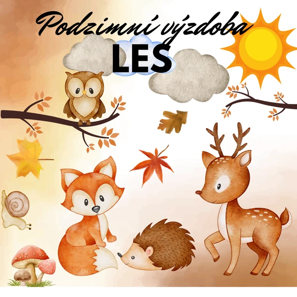 Podzimní výzdoba - les
