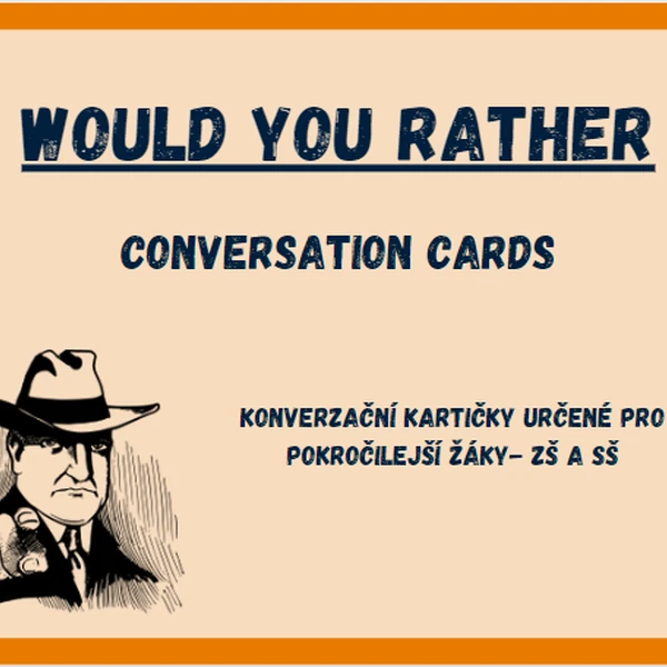 Would you rather... - konverzační kartičky