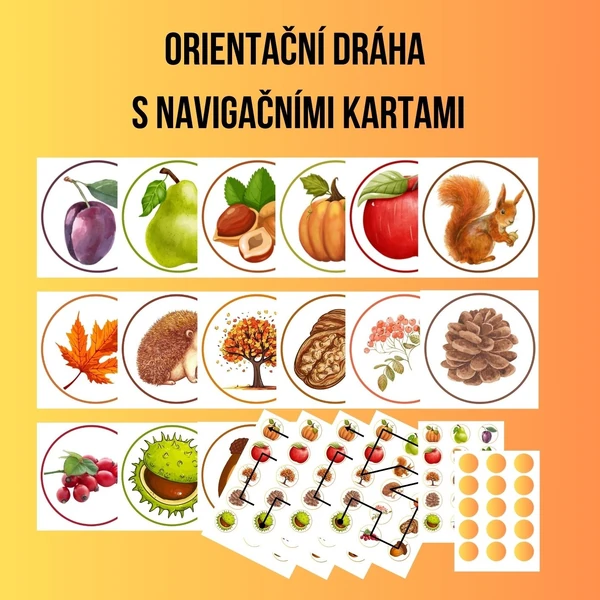 Orientační dráha s navigačními kartami