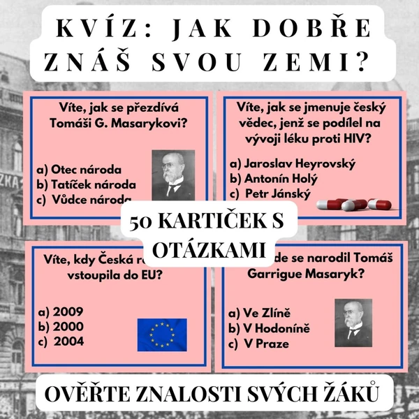 Kvíz: Jak dobře znáš svou zemi? 