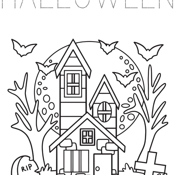 Tečkovaný Halloween