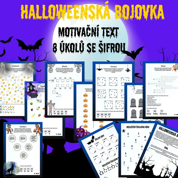 Halloweenská bojovka se šifrou