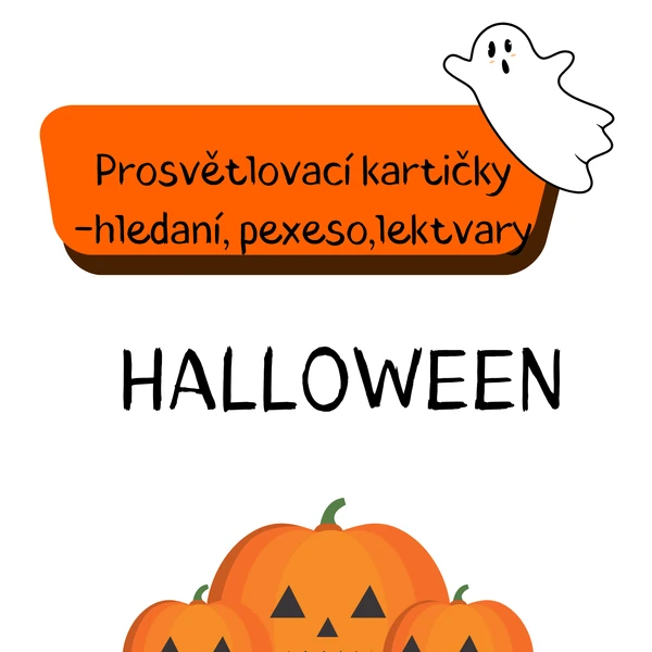 Prosvětlovací kartičky HALLOWEEN 