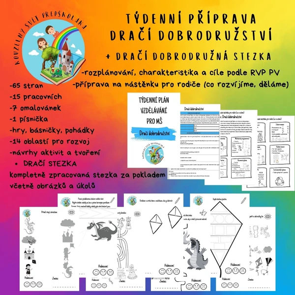 Dračí dobrodružství - týdenní podzimní příprava vzdělávání